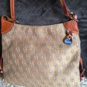 DOONEY AND BOURKE MONOGRAM CROSSBODY BAG